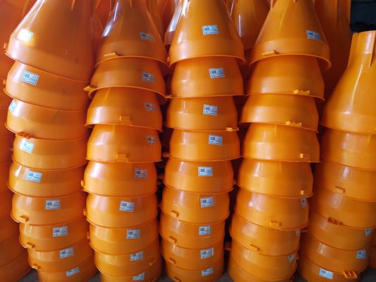 Poultry Plastic Feed Troughs Orange Plastic Animal Feed Troughs