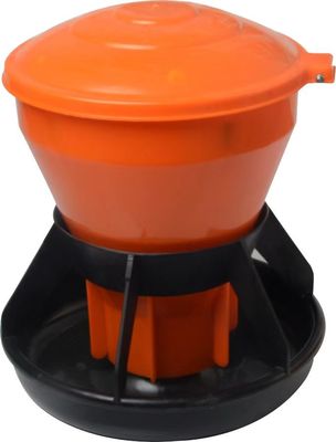 Poultry Plastic Feed Troughs Orange Plastic Animal Feed Troughs